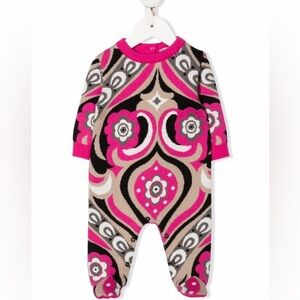 Emilio Pucci Baby Abstract Knit One Piece